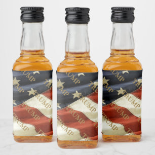 TRUMP LIQUOR BOTTLE LABEL