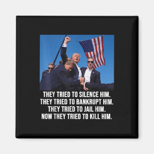 Trump Lives, Trump Fight -fight- Fight 2024  Magnet