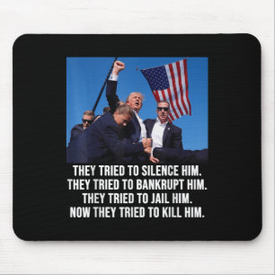 Trump Lives, Trump Fight -fight- Fight 2024 Mouse Pad