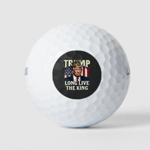 Trump Long Live the King Pro Trump Patriotic  Golf Balls