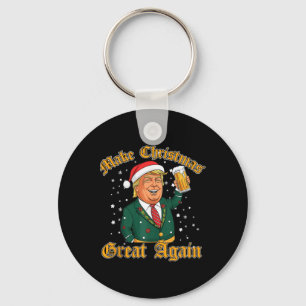 Trump Lover Merry Christmas With Trump Brothers Key Ring