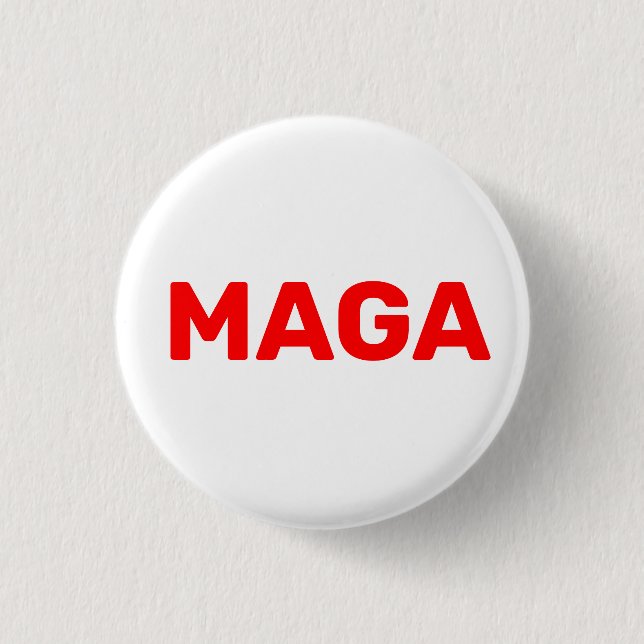  Trump Maga 2024  3 Cm Round Badge (Front)