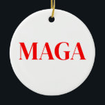 Trump Maga 2024  Ceramic Tree Decoration<br><div class="desc">Donald Trump</div>