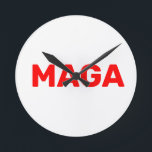 Trump Maga 2024  Round Clock<br><div class="desc">Donald Trump</div>