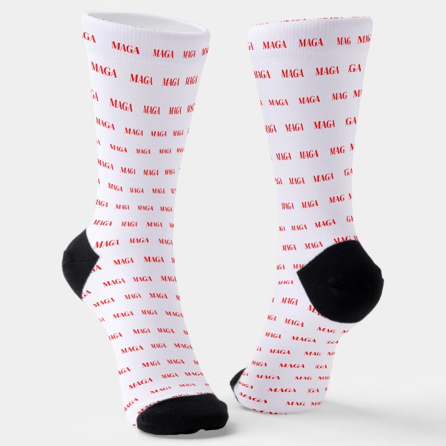  Trump Maga 2024  Socks (Angled)