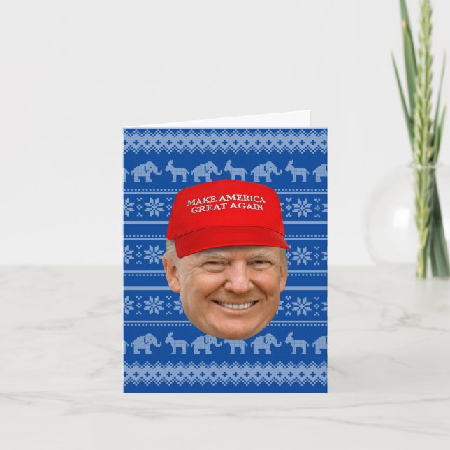 TRUMP MAGA Christmas Card (Front)