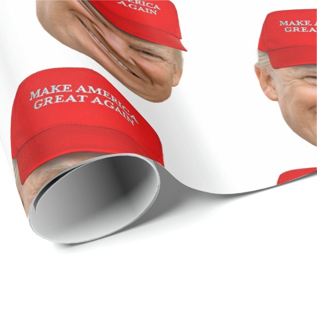 TRUMP MAGA Christmas Wrapping Paper (Roll Corner)