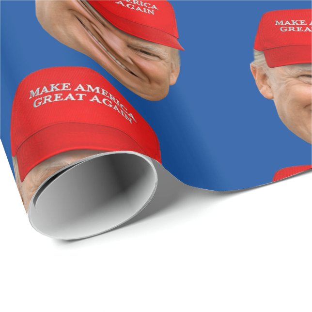 TRUMP MAGA Christmas Wrapping Paper (Roll Corner)