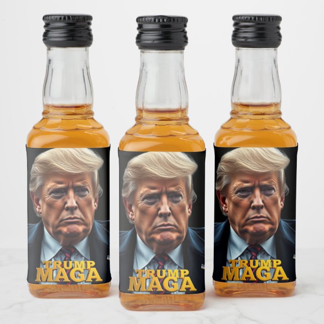 Trump MAGA Liquor Bottle Label (Bottles)