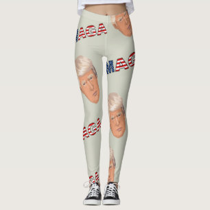Trump MAGA Pattern Leggings