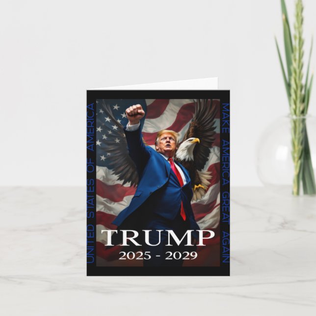 Trump Make America Great Again 2025  Card (Front)