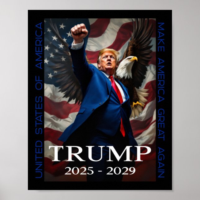 Trump Make America Great Again 2025  Poster (Front)