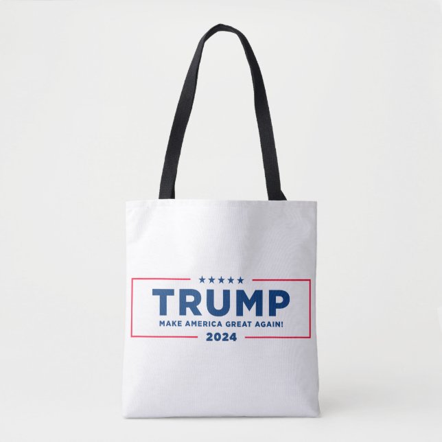 TRUMP make america great again tote bag (Front)