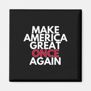 Trump Make America Great Once Again 2024 Maga Tee Magnet