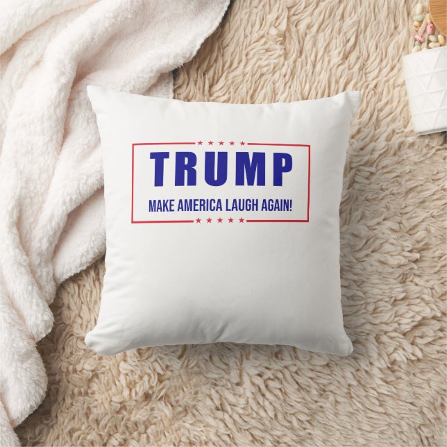 Trump: Make America Laugh Again!  Cushion (Blanket)