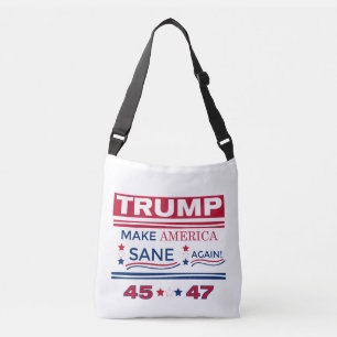 Trump Make America Sane Again Crossbody Bag