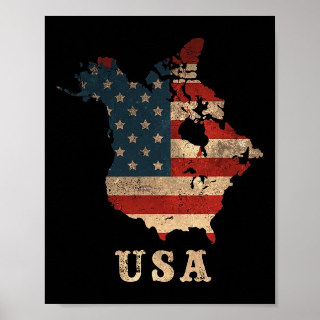Trump Make Canada Great Again 51st State Canada An Poster (Front)
