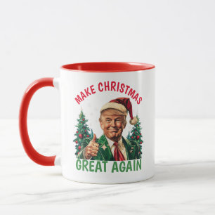Trump Make Christmas Great Again Christmas Mug
