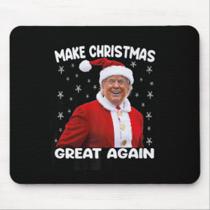 Trump Make Christmas Great Again Santa Trump 1  Mouse Pad