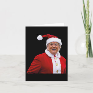 Trump Make Christmas Great Again Santa Trump 2  Card