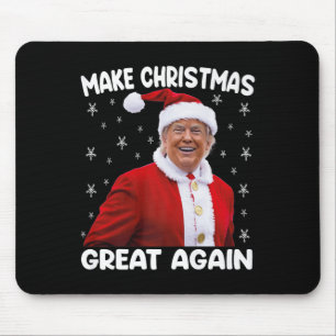 Trump Make Christmas Great Again Santa Trump Premi Mouse Pad
