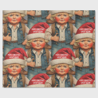 Trump Make Christmas Great Again Wrapping Paper