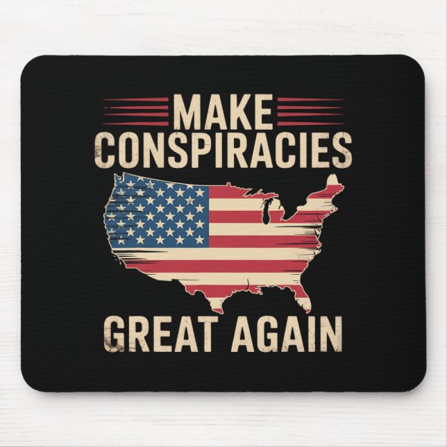 Trump Make Conspiracies Great Again 5  Mouse Pad (Front)