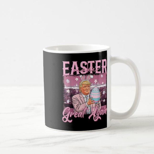 Trump Make Easter Great Again Easter Day Easter  Coffee Mug (Right)