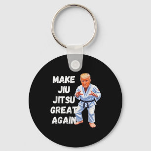 Trump Make Jiu-jitsu Great Again Bjj  Key Ring