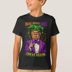 Trump Make Mardi Gras Great Again Funny Parade T-Shirt