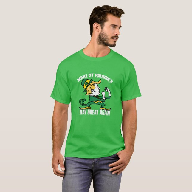 Trump Make St Patrick's Day Great Again Shirt (Front Full)