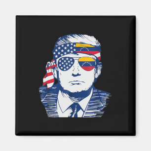 Trump Make Venezuela Great Again _4 Magnet