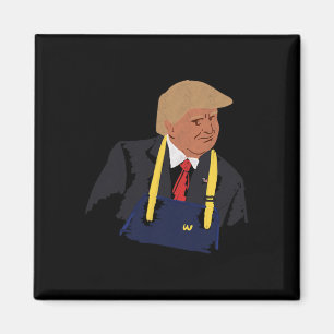 Trump Making Fries 2024 Magnet