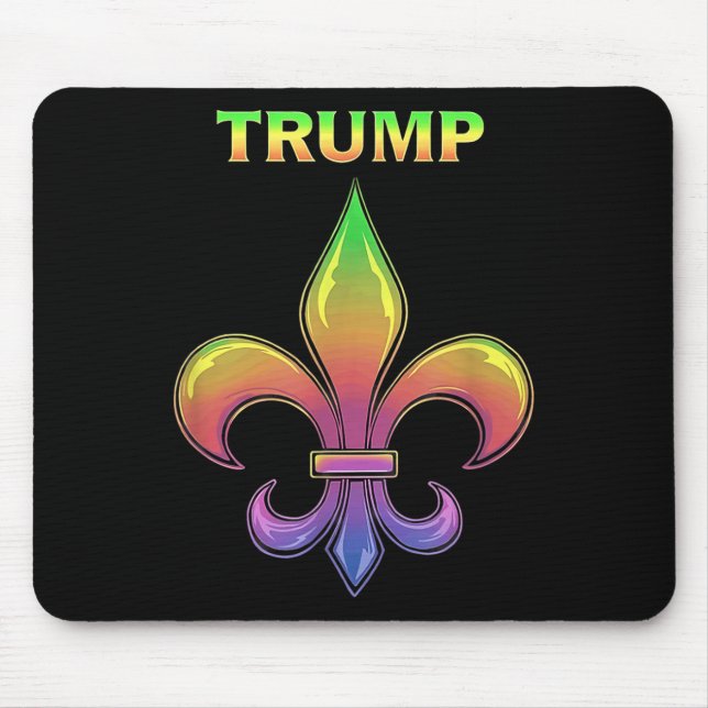Trump Mardis Gras _1  Mouse Pad (Front)