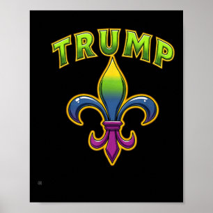 Trump Mardis Gras  Poster