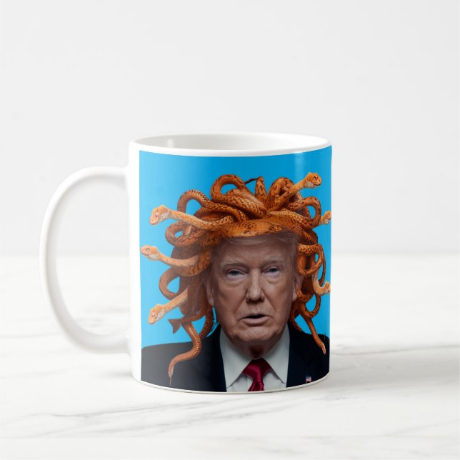 Trump Medusa Mug (Left)