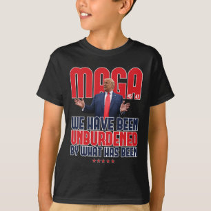 Trump Mega 2024 47th President Unburdened Meme Des T-Shirt