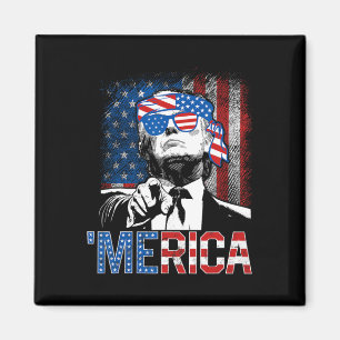 Trump merica 4th Of July 47th President American F Magnet