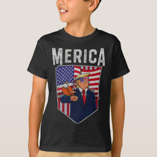 Trump Merica Men Women Election Gop Murica 4th Of  T-Shirt