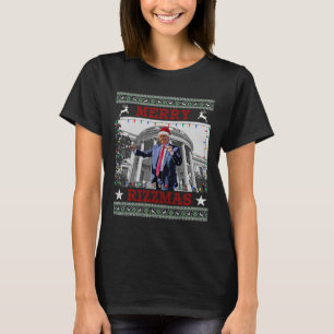 Trump Merrry Rizzmas Funny Humourous Trump Dance C T-Shirt