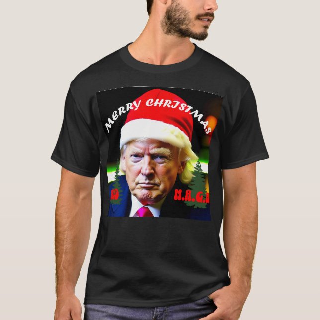 Trump Merry Christmas Ultra Maga 	 Classic T-Shirt (Front)