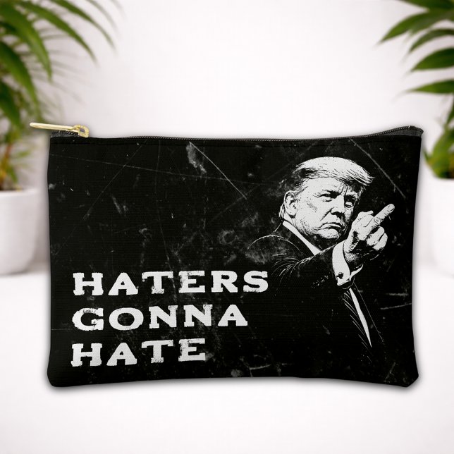 Trump Middle Finger 2026 Meme Funny Accessory Pouch (Creator Uploaded)