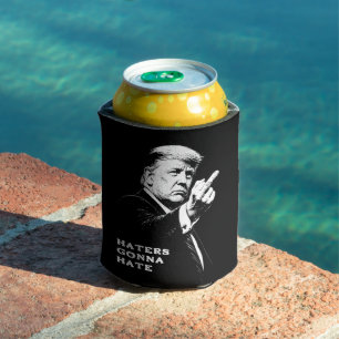 Trump Middle Finger 2026 Meme Funny Can Cooler