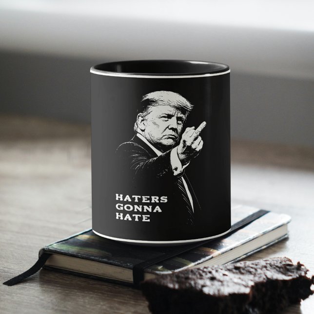 Trump Middle Finger 2026 Meme Funny Mug (Creator Uploaded)