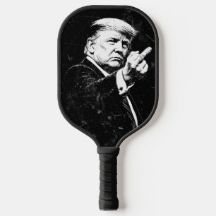 Trump Middle Finger 2026 Meme Funny Pickleball Paddle