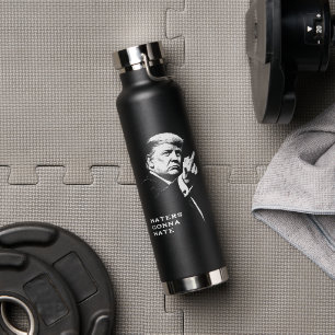 Trump Middle Finger 2026 Meme Funny Water Bottle