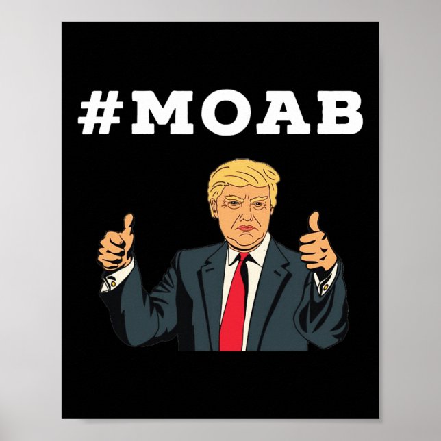 Trump Moab Election  Poster (Front)