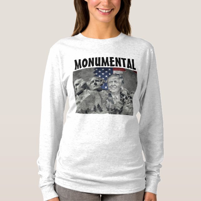 TRUMP MOUNT RUSHMORE T-SHIRTS (Front)