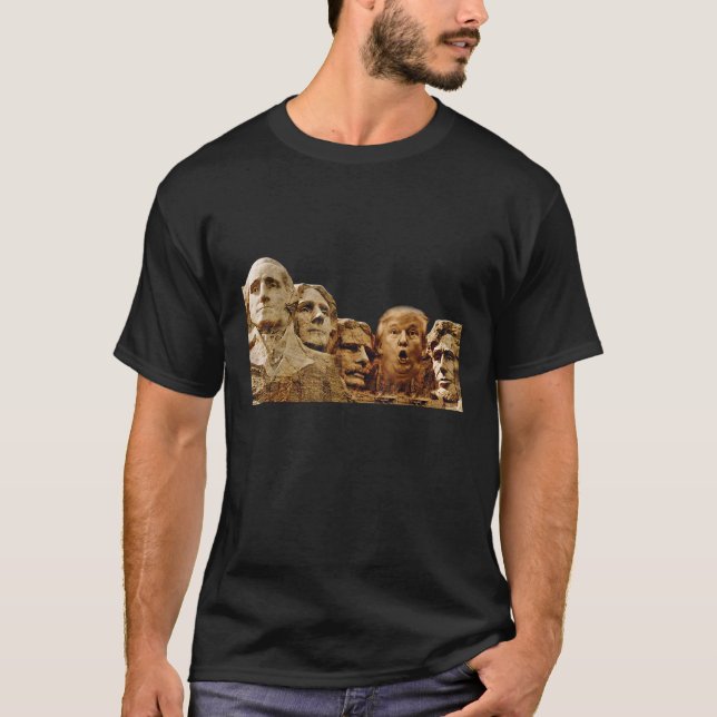 Trump Mt Rushmore T Shirt (Front)