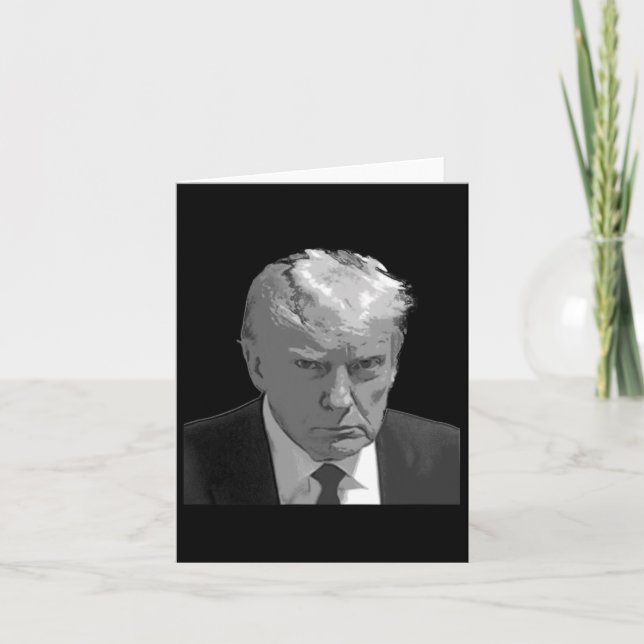 Trump Mug Shot  Card (Front)